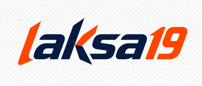 Logo laksa19 berwarna terang